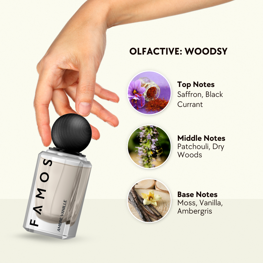 AMBRE VANILLE – Elegant Woodsy Fragrance