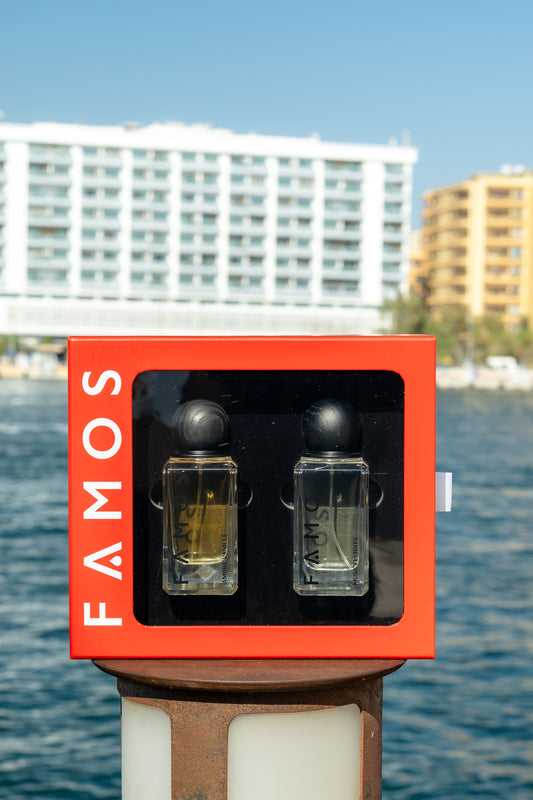 FAMOS Layering Gift Set: Ambre Vanille & Musk Fluidity – Amber Musk Perfume Set