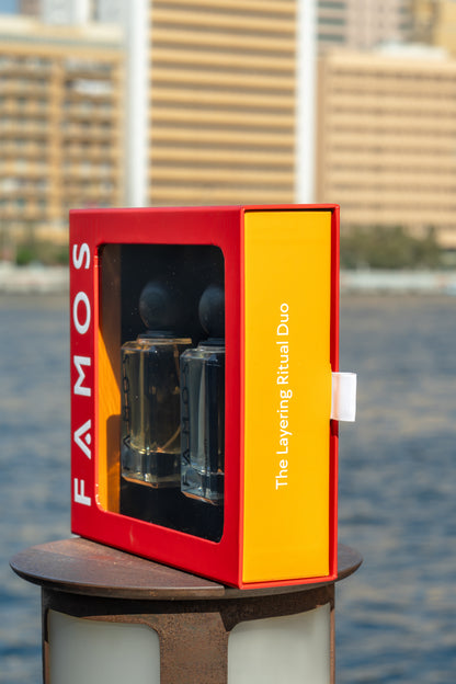 FAMOS Layering Gift Set: Ambre Vanille & Musk Fluidity – Amber Musk Perfume Set