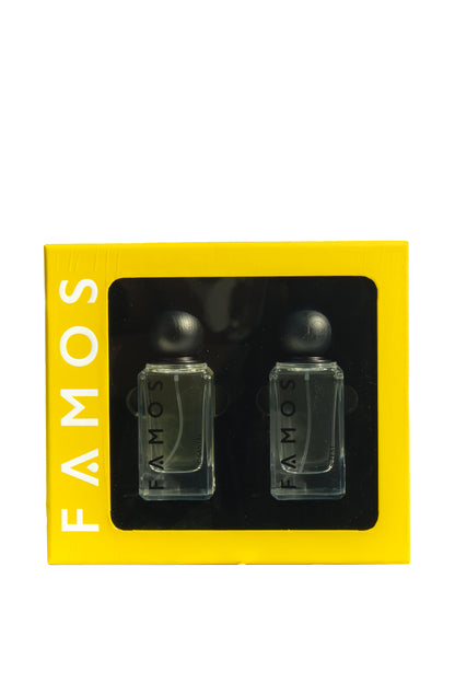 FAMOS Layering Gift Set: Nomadic Santal & Sicilian Zest – Citrus Sandalwood Perfume Set